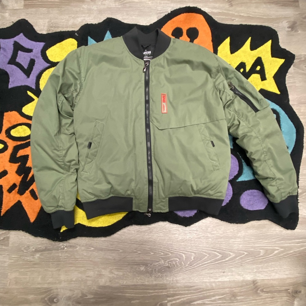 Green Bomber Jacket